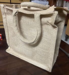 Handmade Jute Tiffin Bag