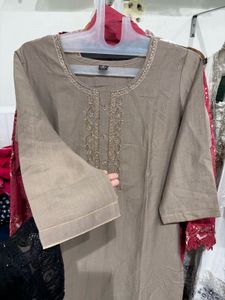 Elegant Embroidered Kurta