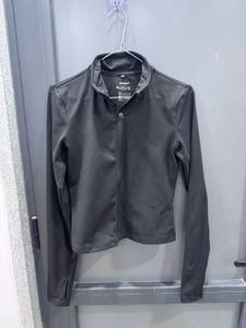 H&M Women's Black Zip-Up active Jacket