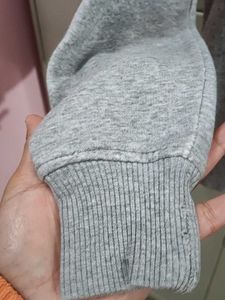 Grey Zip-Up Hoodie