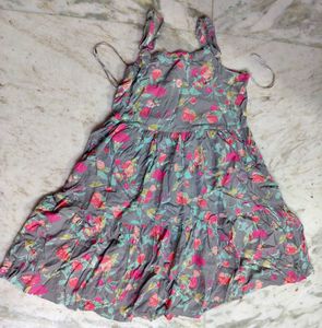 Floral Print Tiered Summer Dress