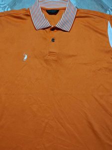 Men's Orange Polo T-Shirt