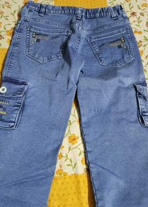 Blue Cargo Jeans