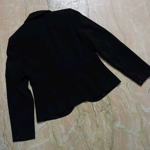 Black Crepe Georgette Western Suit Set