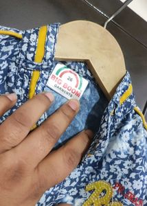 Multi Printed Shirt For Baby Boy 3- 4 Year
