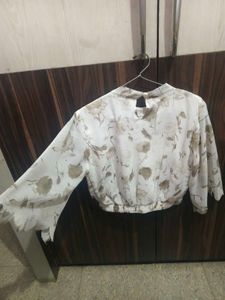 Floral Print Sheer top