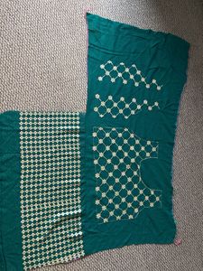 Elegant Green Ethnic semi stiched new lehnga choli