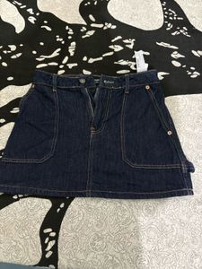 kid skirt age 8 to 10 Dark Wash Denim Mini Skir
