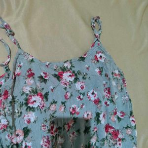 Floral Printed Mexi Dress
