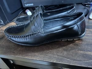 Classic Black Leather Loafers