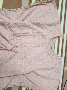 Charming Pink Embroidered Kurta