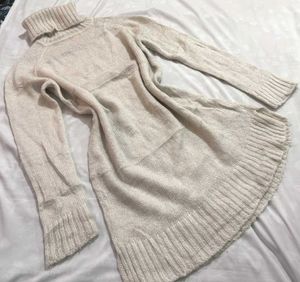 Original Zara Cozy Turtleneck Sweater Dress