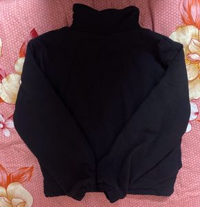 H&amp;M Black Winter Jacket with Inner Lining