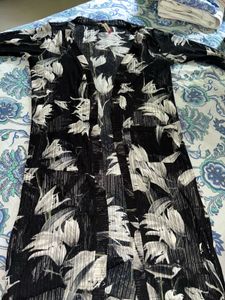 Combo of Women's Black Floral &amp; Cream Cardigan