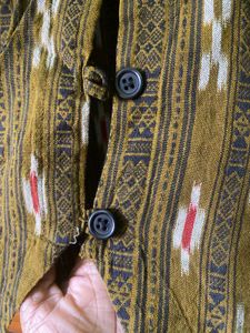 Boho Print Sleeveless Button-Up Blouse
