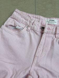 Pink cute Jeans aesthetic