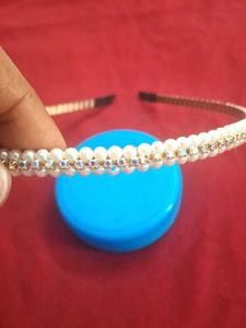 Elegant Pearl &amp; Crystal Headband