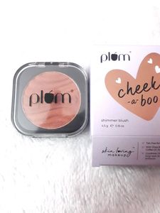 Plum Cheek-A-Boo Shimmer Blush Bare Necessity