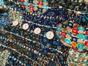 Bohemian Print Short Sleeve top