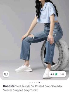 Roadster Cropped Boxy T-Shirt