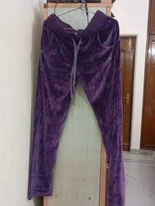Velour Track Pants