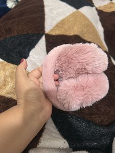 Pink Fuzzy Earmuffs