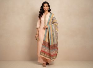 Stitched Cotton Suit