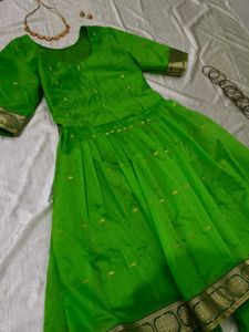 Vibrant Green Gharara