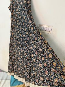 Anarkali Style Kurta With Inner And Embroidery