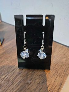 Sparkling Crystal Drop Earrings