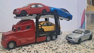 ToysRUs Red Miniature Car Loader truck