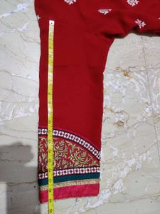 Pakistani Red Wine Colour Kurta