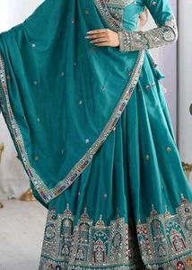 New semi stitched lehenga choli with dupatta piece