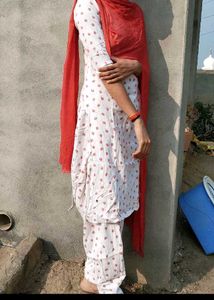White colour salwar suit