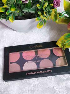 MARS Fantasy Face Palette with Blushes,Highlighter