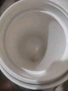 Elegant Water Dispenser with Gold Trim