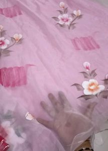 Beautiful Pink Floral Lehenga Choli Set