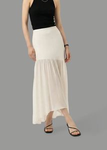 Chic Asymmetrical Midi Skirt