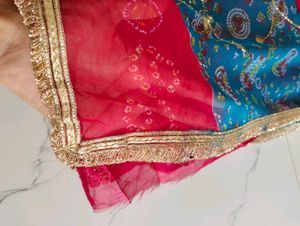 Beautiful Blue &amp; Pink Saree