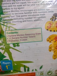 Banana Monkey Balance Game