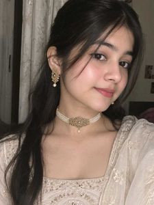 Elegant Pearl & Gold Choker Set
