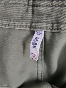 ❗Price Drop❗Bare Denim Olive Cargos