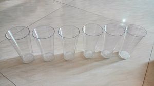 Unbreakable Food Grade Plastic Stylish Transparent