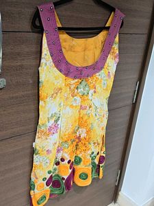 Vibrant Floral Print Kurta