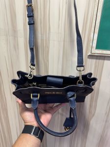 Michael Kors Dillon Navy Blue Mini Satchel Bag