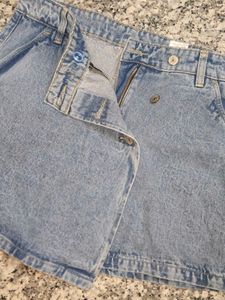 Button Fly Denim Shorts