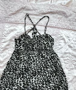 Leopard Print Summer Dress