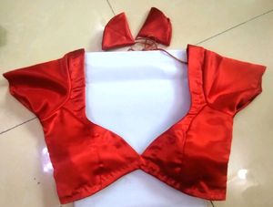 deep neck blouse non padded