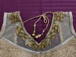 Embellished Golden Blouse