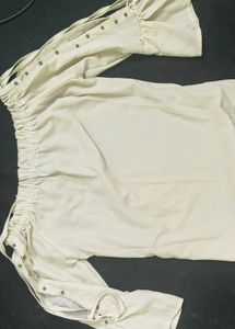 Chic Off-Shoulder Bell Sleeve Top